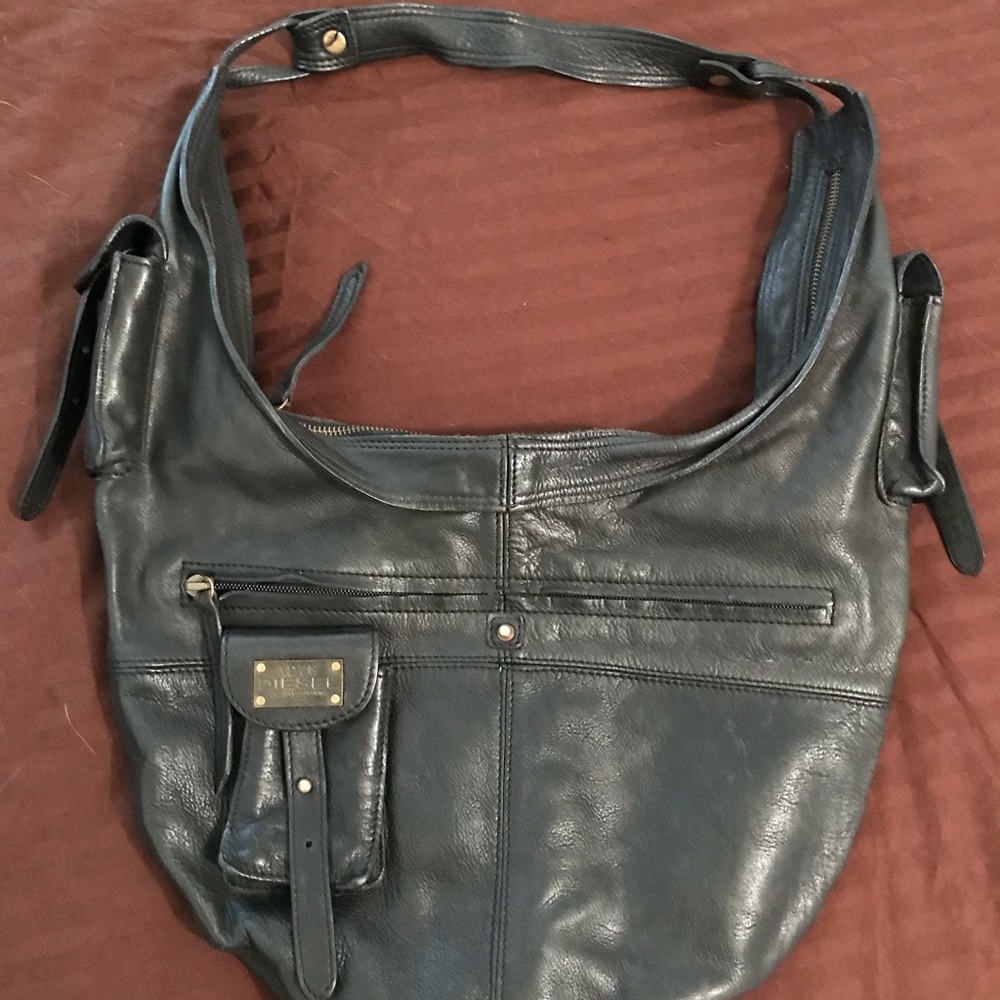 Diesel leather shoulder bag